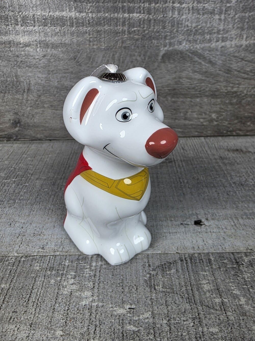 Hallmark KRYPTO Superpets DC Comics Superman Ornament Shatterproof 4" 31b